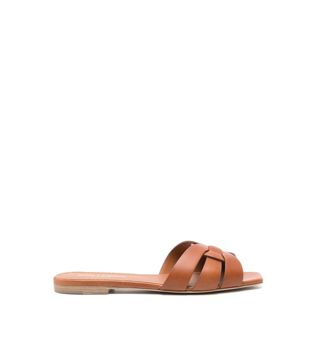 Tribute Mules In Smooth Leather