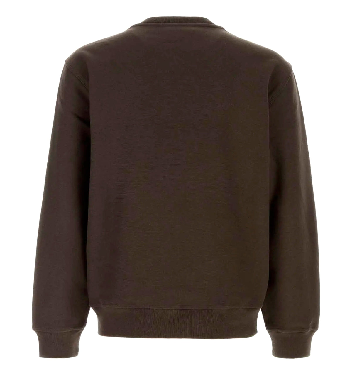 Brown cotton blend sweatshirt