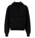 Black cotton blend sweatshirt