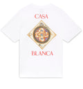 White Plafond Orne De Musique Short Sleeve T‑Shirt