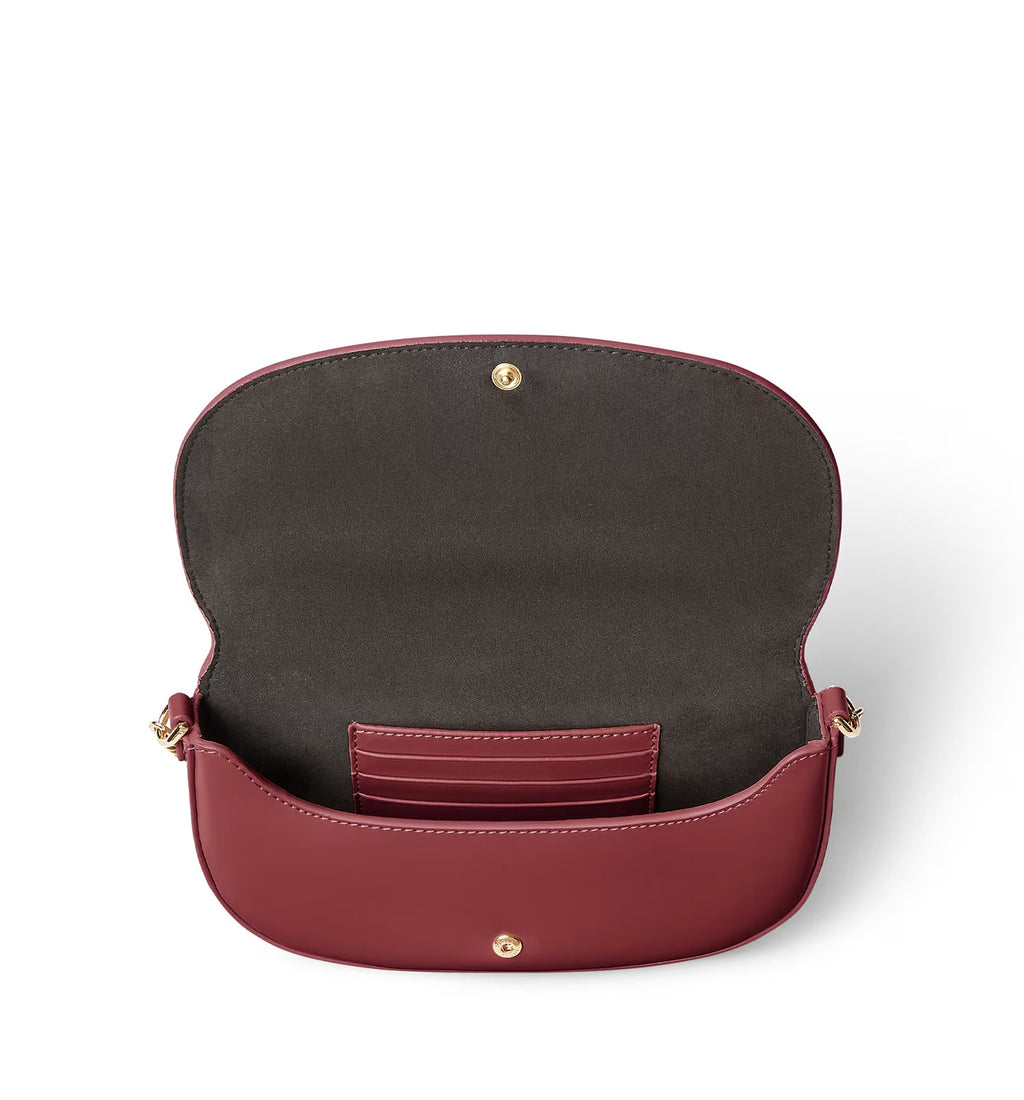 Wallet on Chain Fendigraphy leather crossbody bag