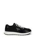 Prax 01 Re-Nylon and brushed leather sneakers