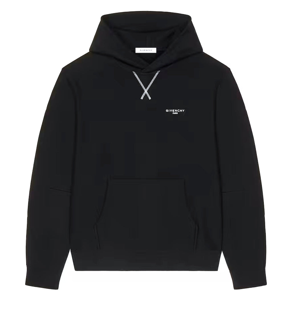 Couture Seam hoodie in fleece embroidered GIVENCHY Paris