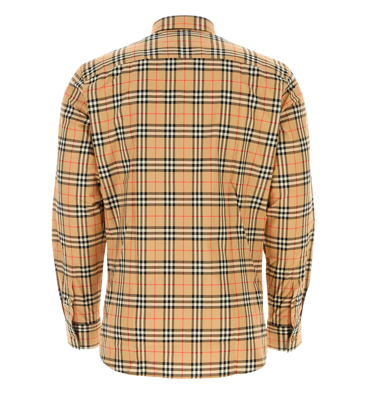 Embroidered poplin shirt