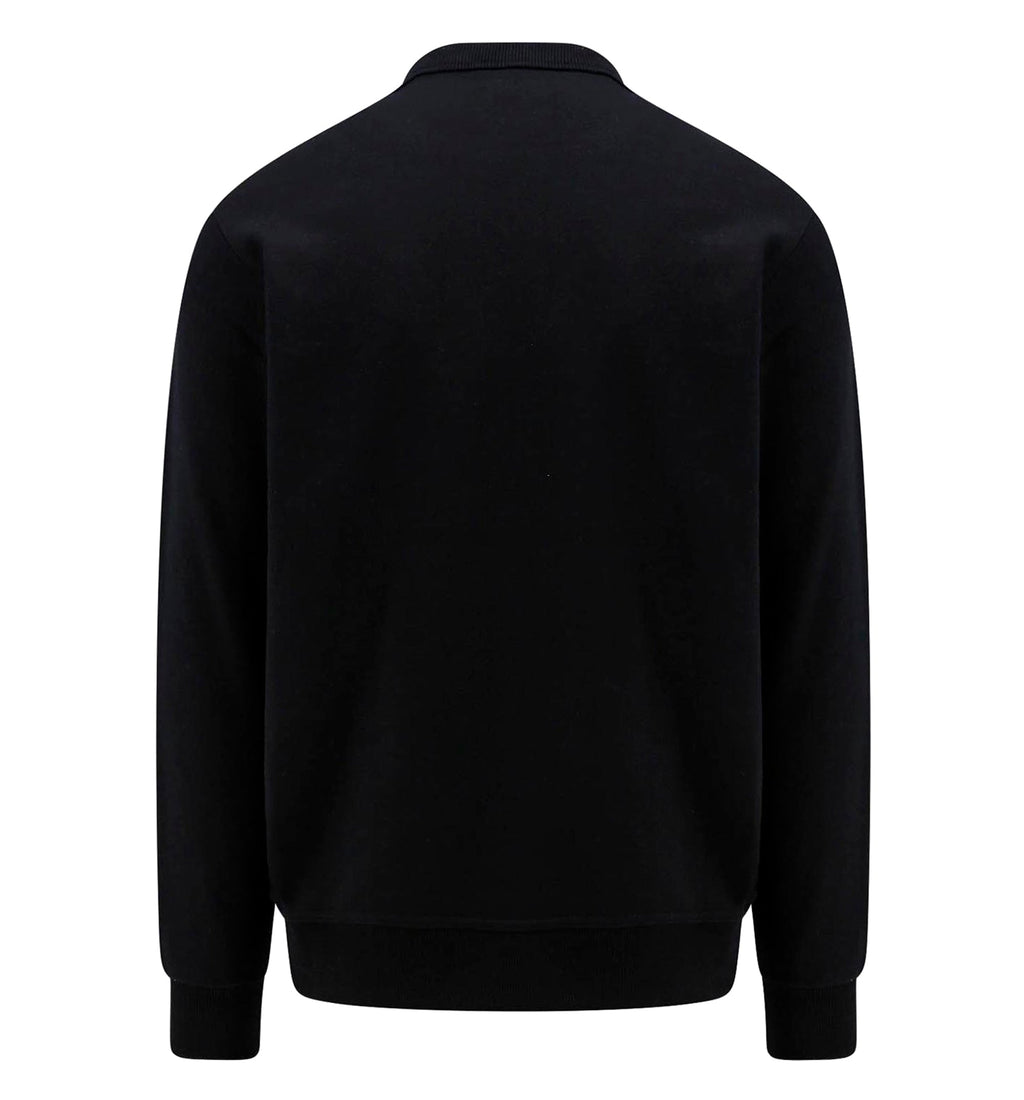 Cotton sweatshirt with frontal logo