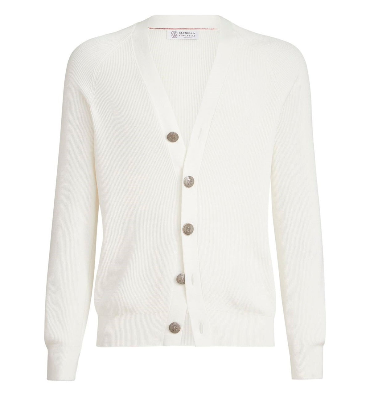 English Rib Cotton Cardigan