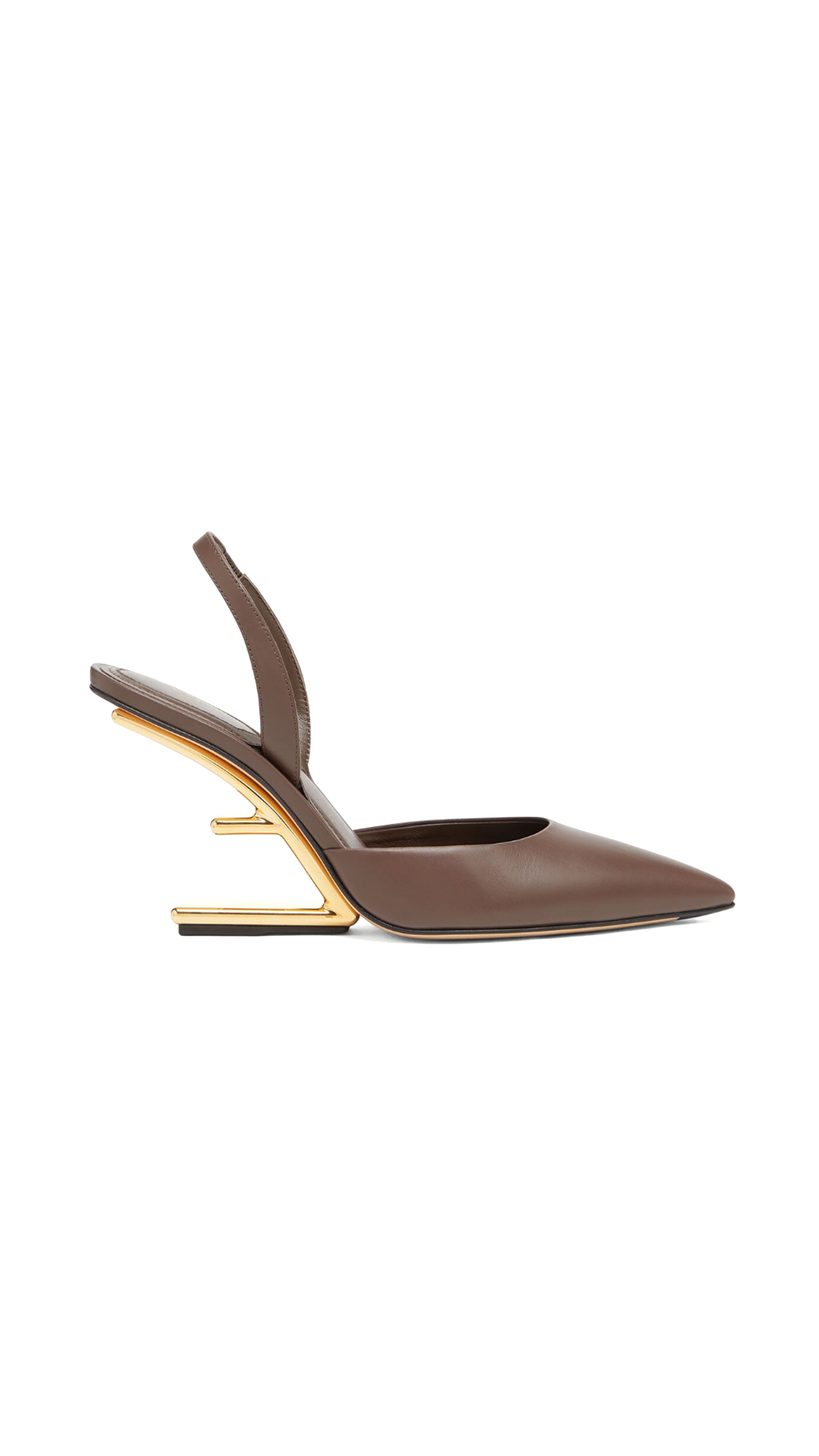 Fendi First Slingbacks - Brown