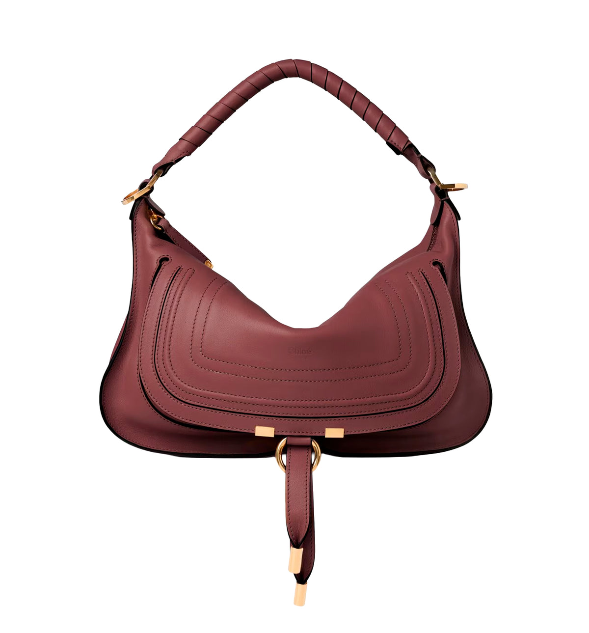 Small Marcie shoulder bag in soft leather