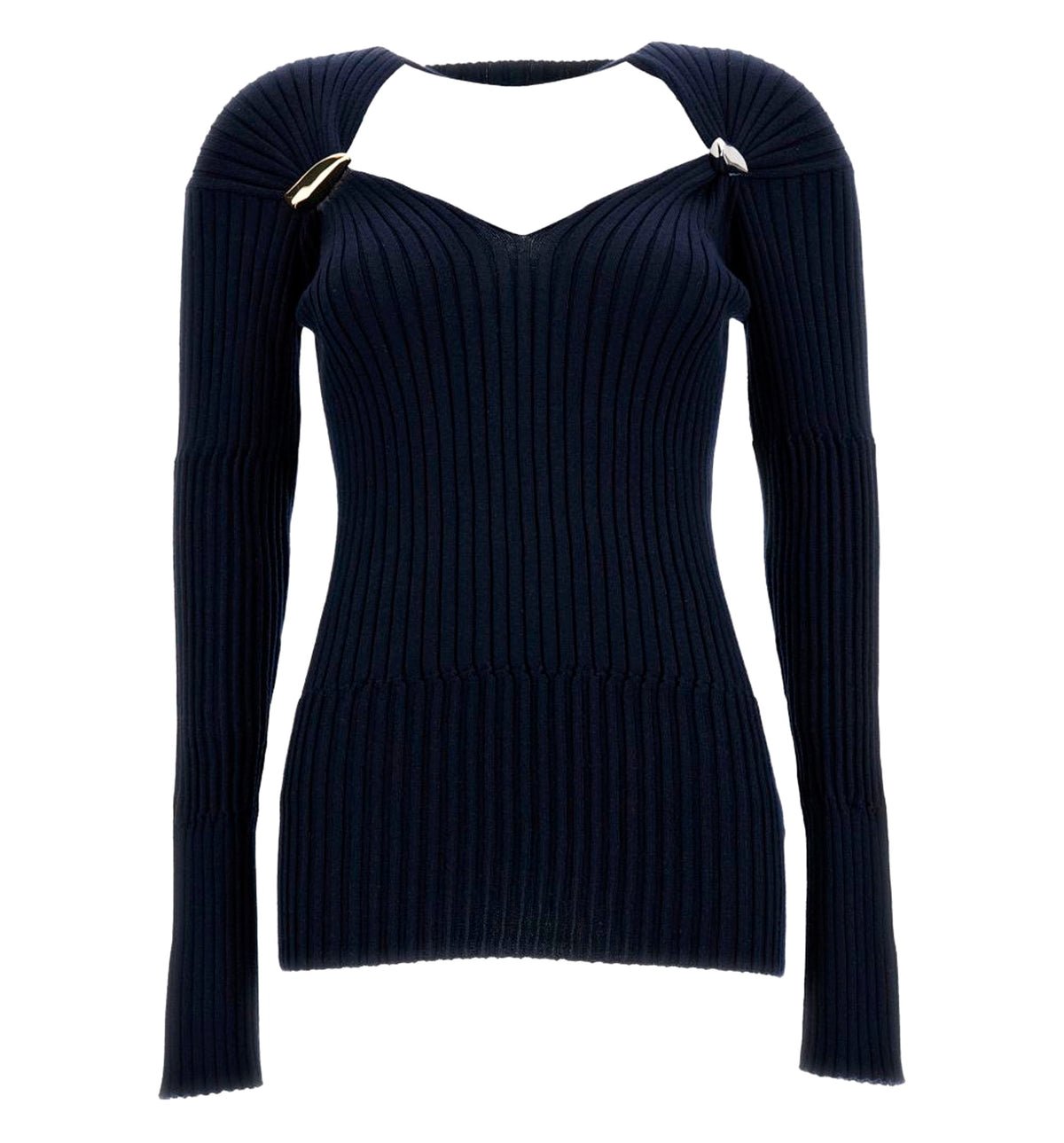 Cashmere and Silk Rib Sweater