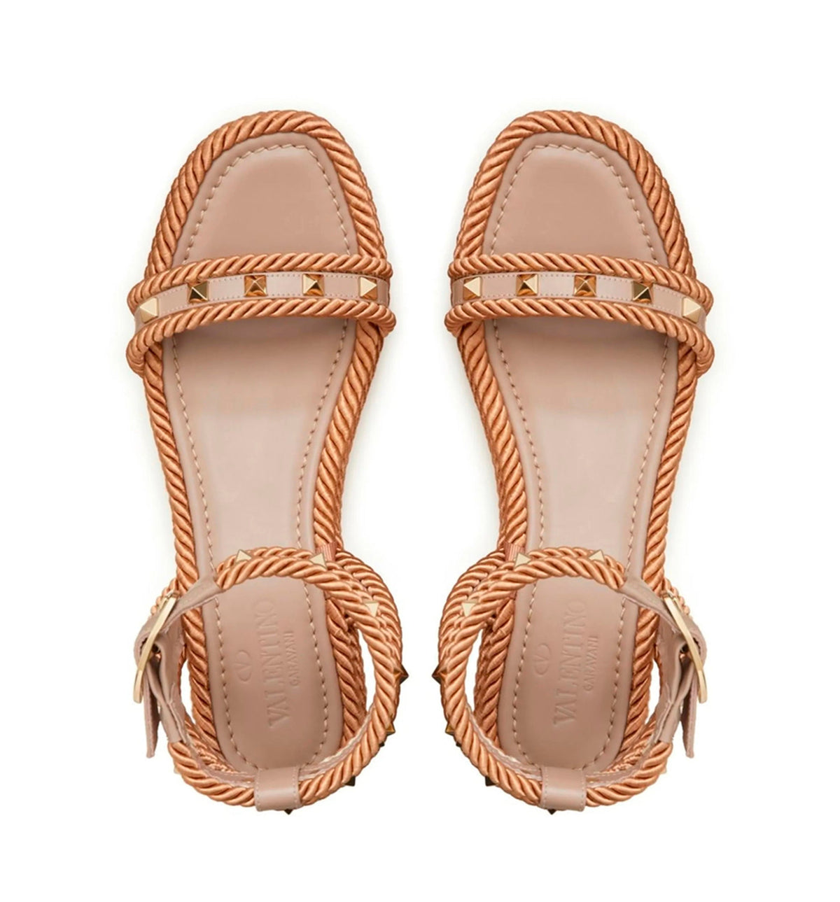 Rockstud Flatform Sandals
