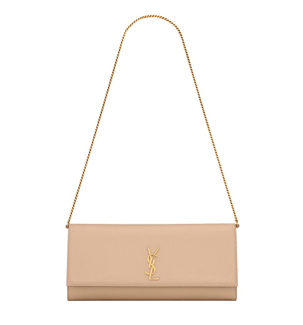 KATE clutch in grain de poudre leather