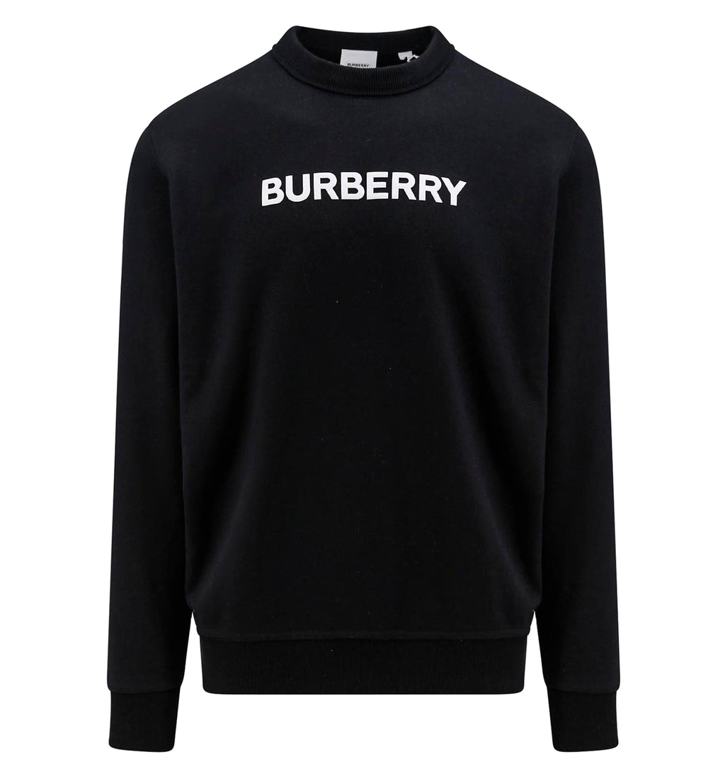 Cotton sweatshirt with frontal logo