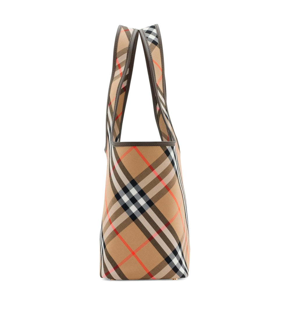 Small Check Tote Bag