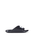 Label Slide mules in rubber