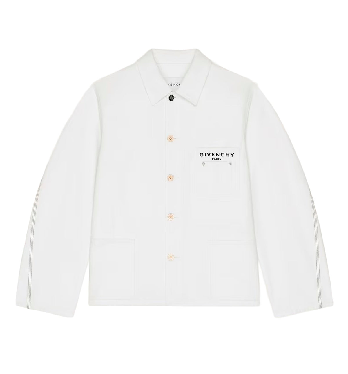 Couture Seam jacket in denim embroidered GIVENCHY Paris