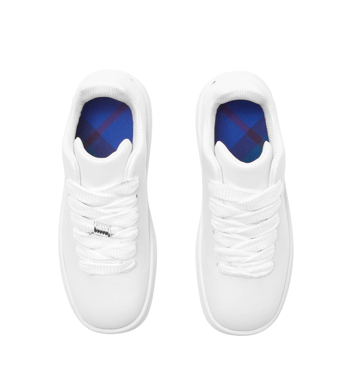 Box leather sneakers