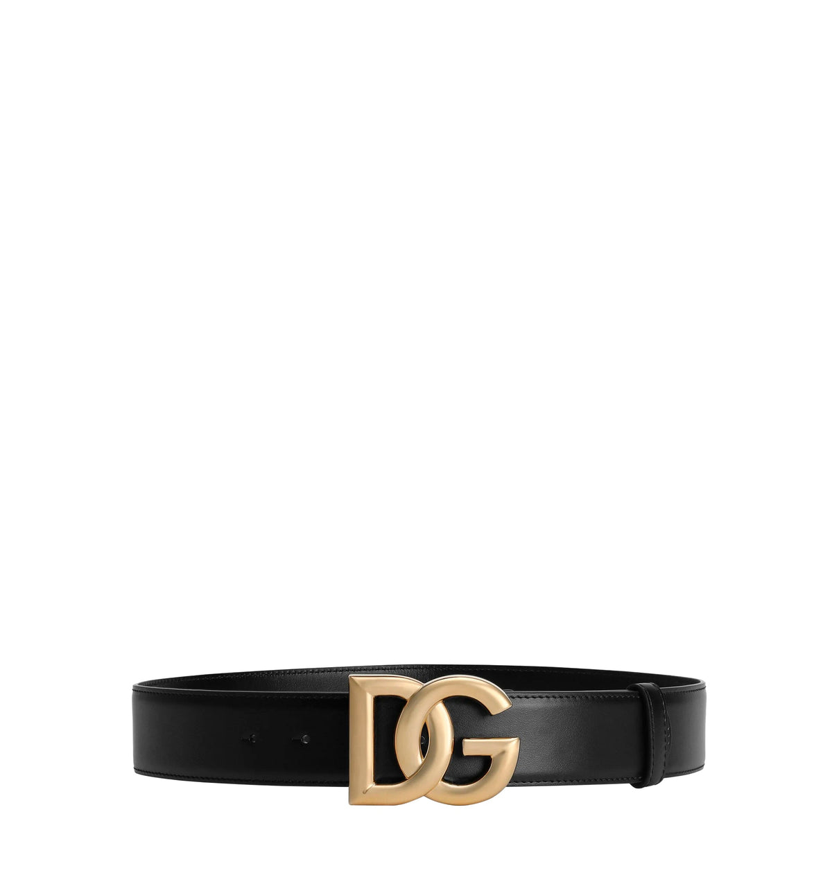 Calfskin belt with DG logo