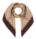 Laminated Printed Silk Twill Carré