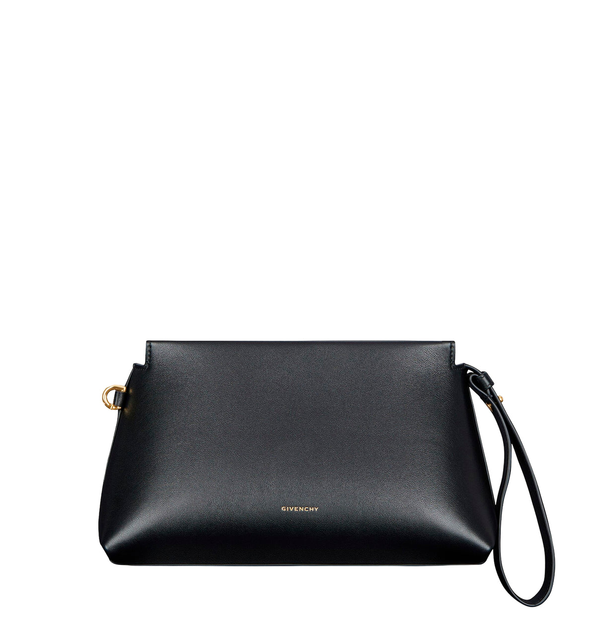 Day pouch in shiny leather