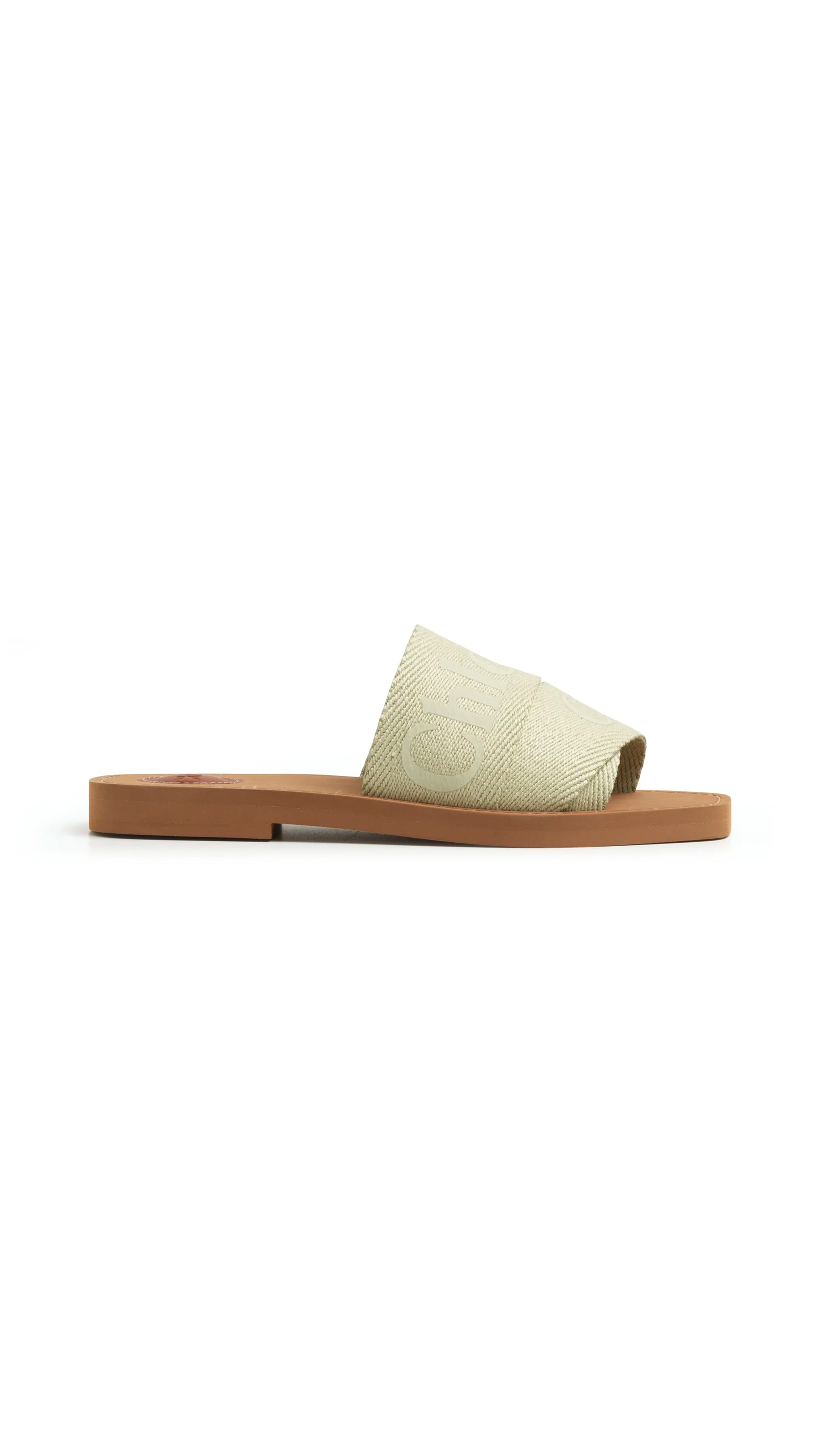 Woody Flat Mule - Hazy Green