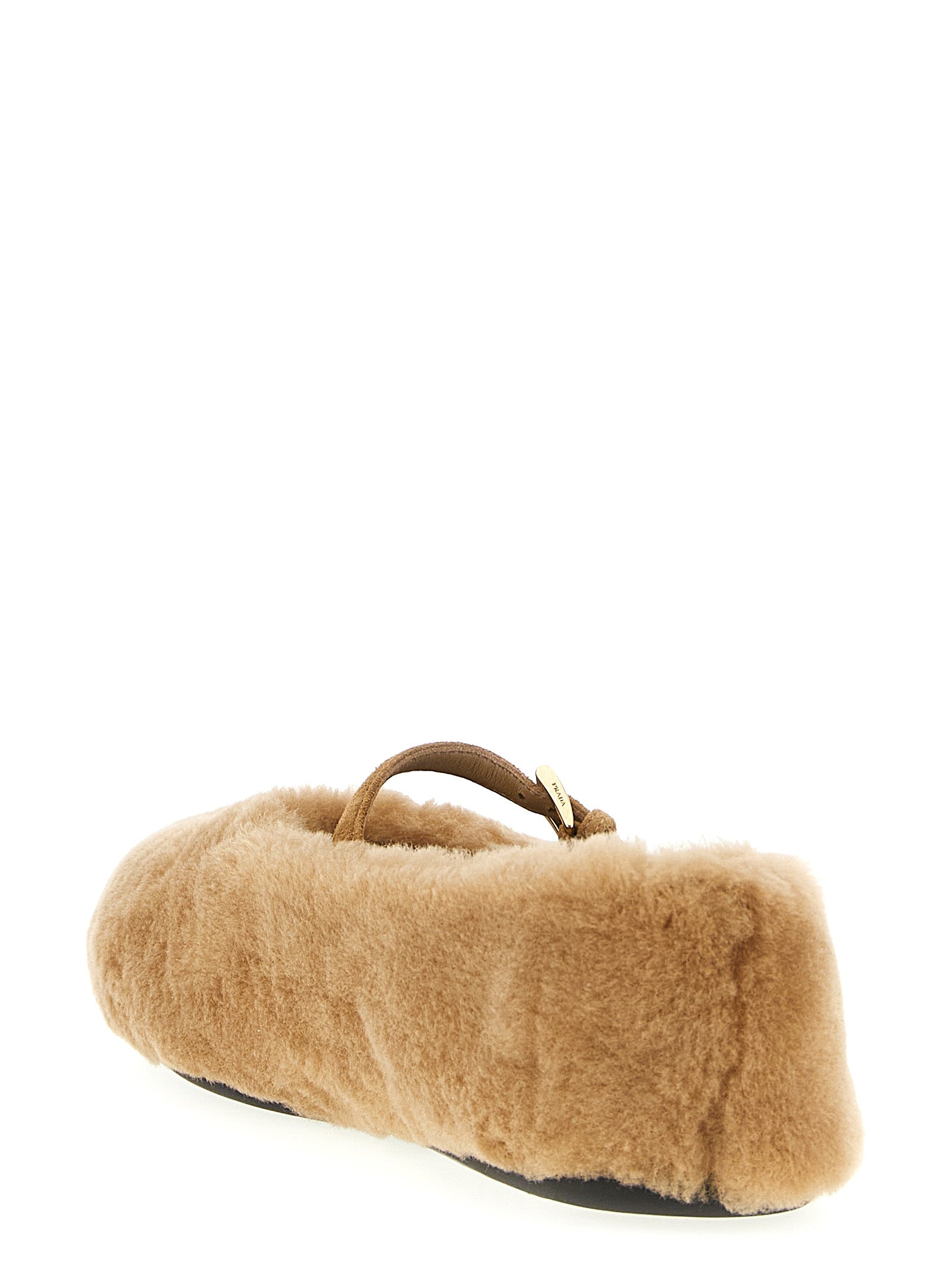 Shearling Ballet Flats