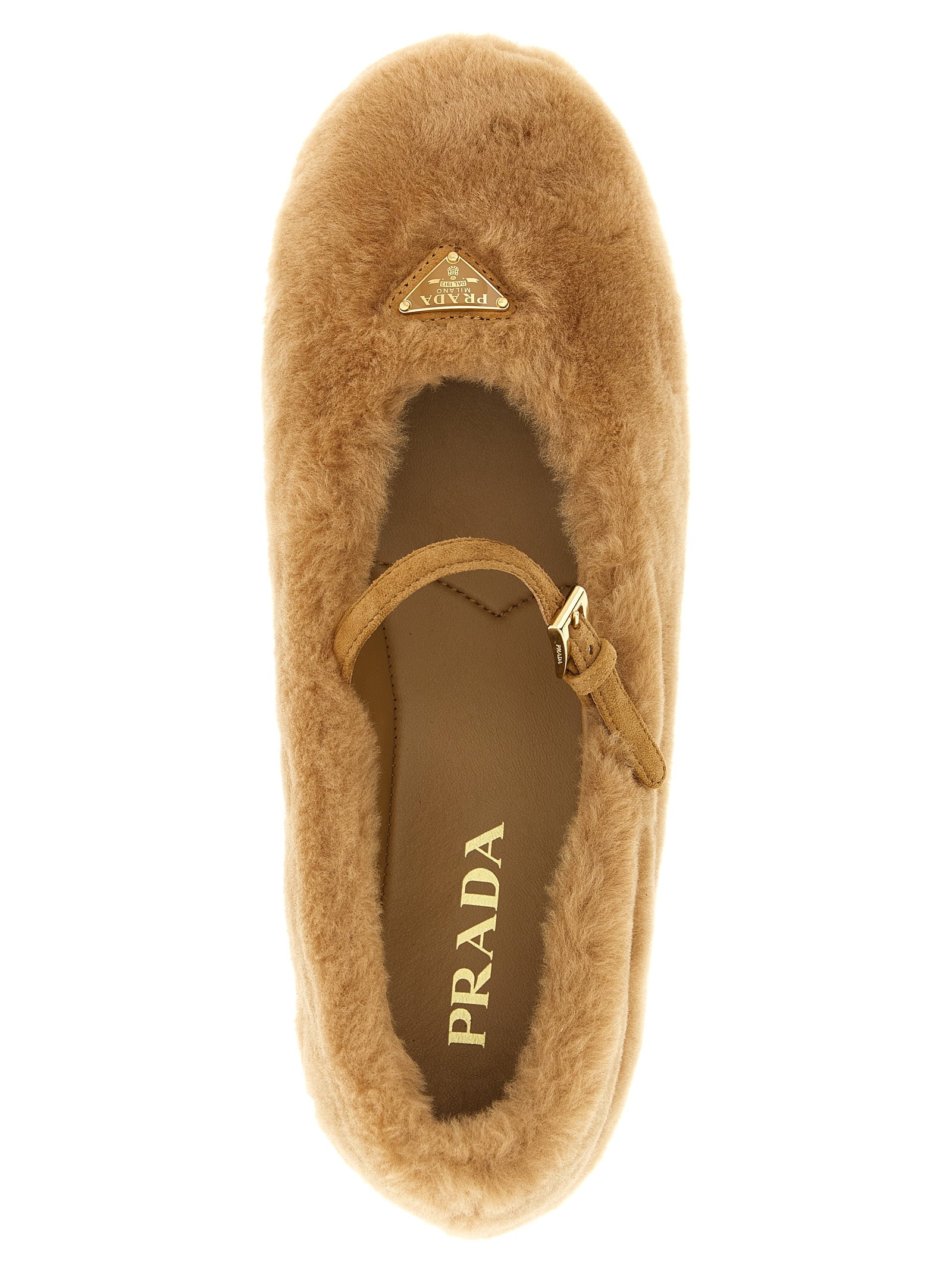 Shearling Ballet Flats