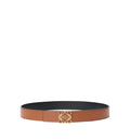 Reversible Anagram Belt In Smooth Calfskin