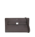 Belted Leather Crossbody Bag
