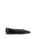 Brushed leather ballerinas