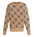 Gregory Check Cotton And Wool Sweater