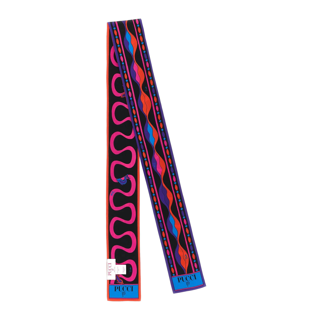 Multicolor print mix scarf