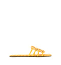 Petal Anagram slide in embroidered canvas