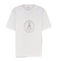 Cotton jersey crew neck T-shirt with print