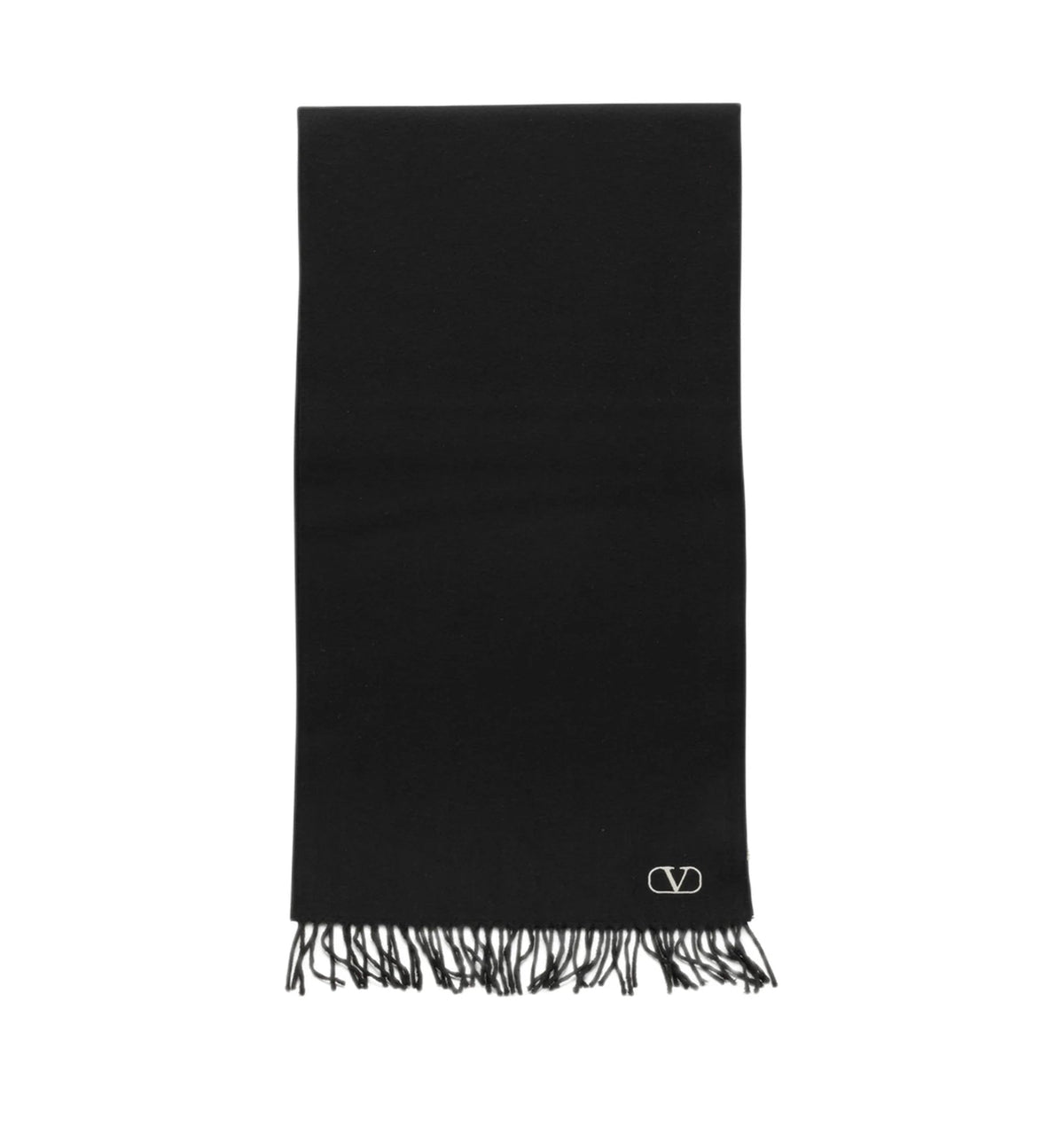 "VLogo" Fringed Scarf