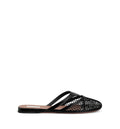 Leather Round Toe Thong Sandals