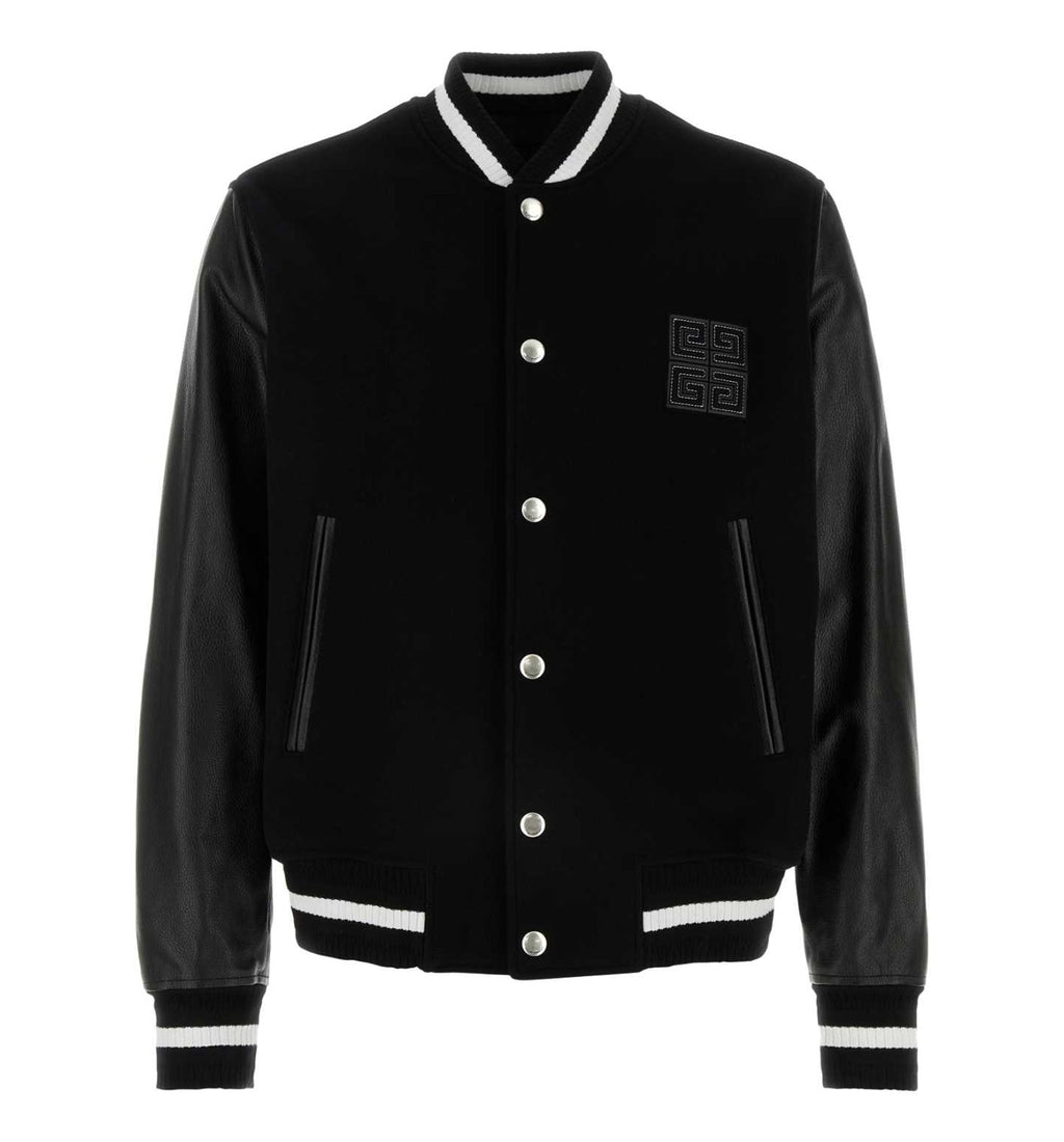 4G Varsity Jacket In Wool And Leather