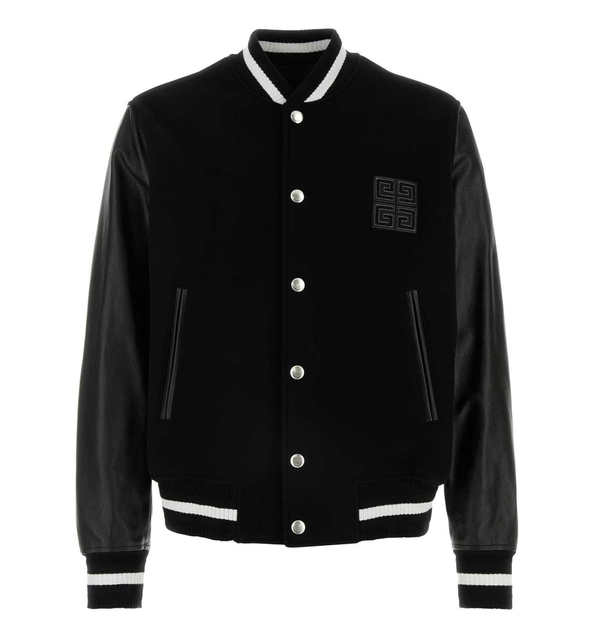 4G Varsity Jacket In Wool And Leather