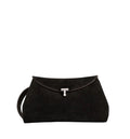 T-Lock Suede Clutch