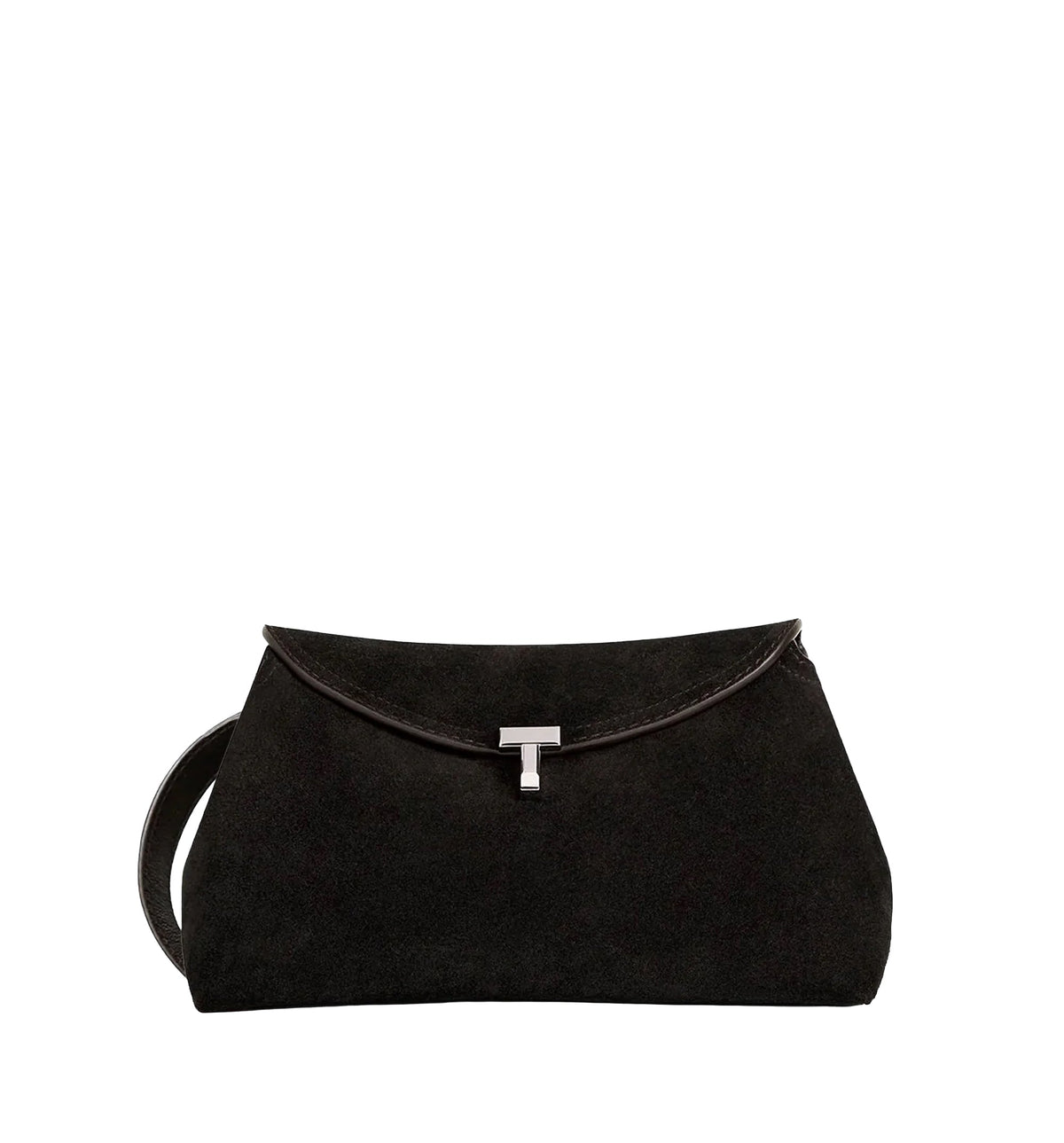 T-Lock Suede Clutch