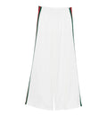 Rib cotton jersey leisure pants with Web