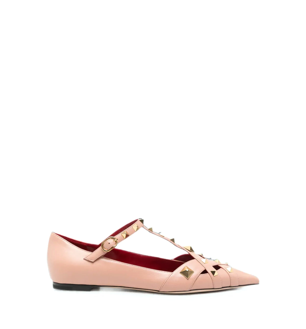 Studdy Leather Ballet Flats