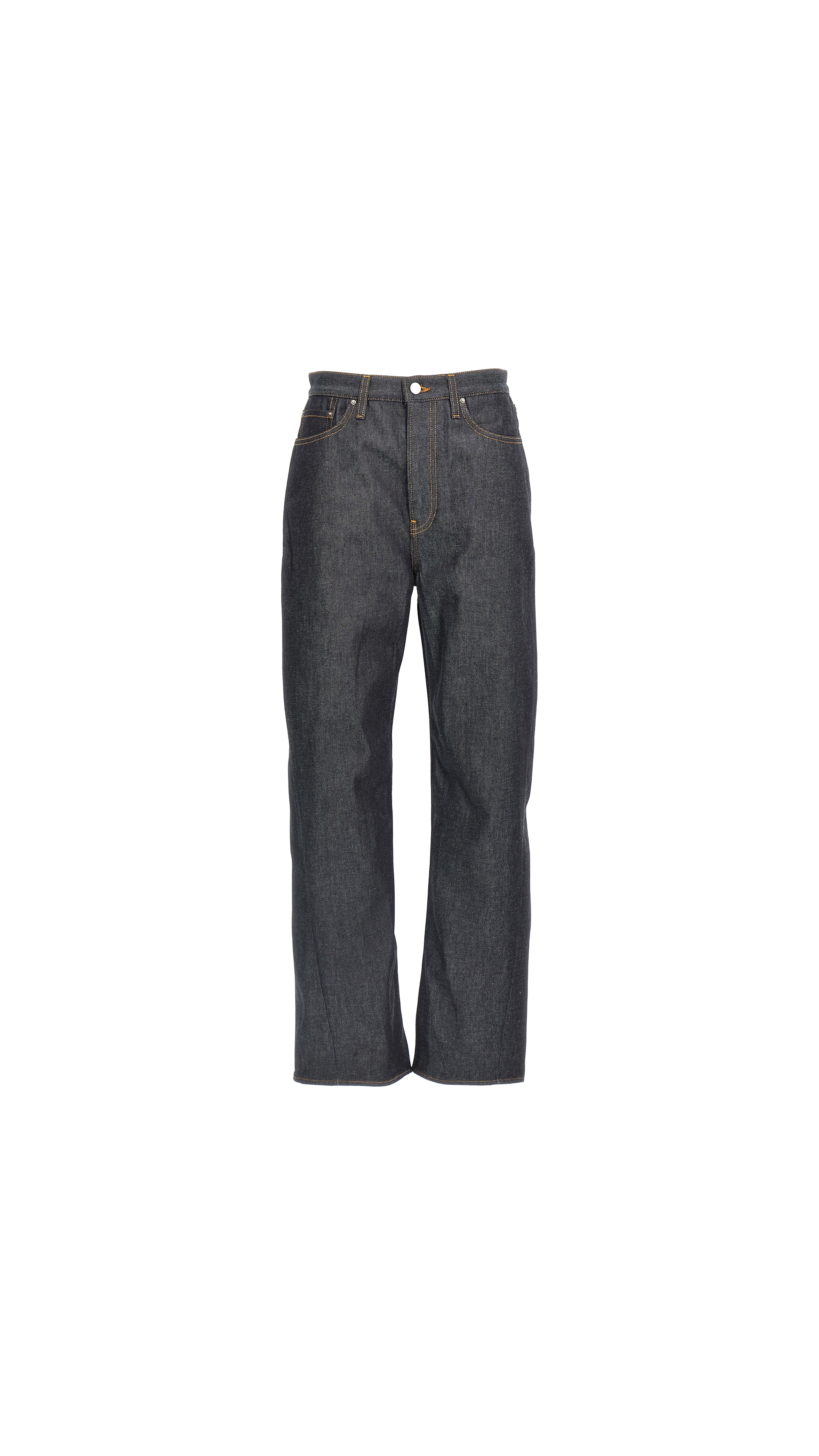 Twisted Seam Denim Full Length - Dark Wash