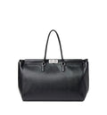Peekaboo Tote Large Black Leather and Nappa Leather FF Bag