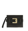 Anthem smooth leather clutch