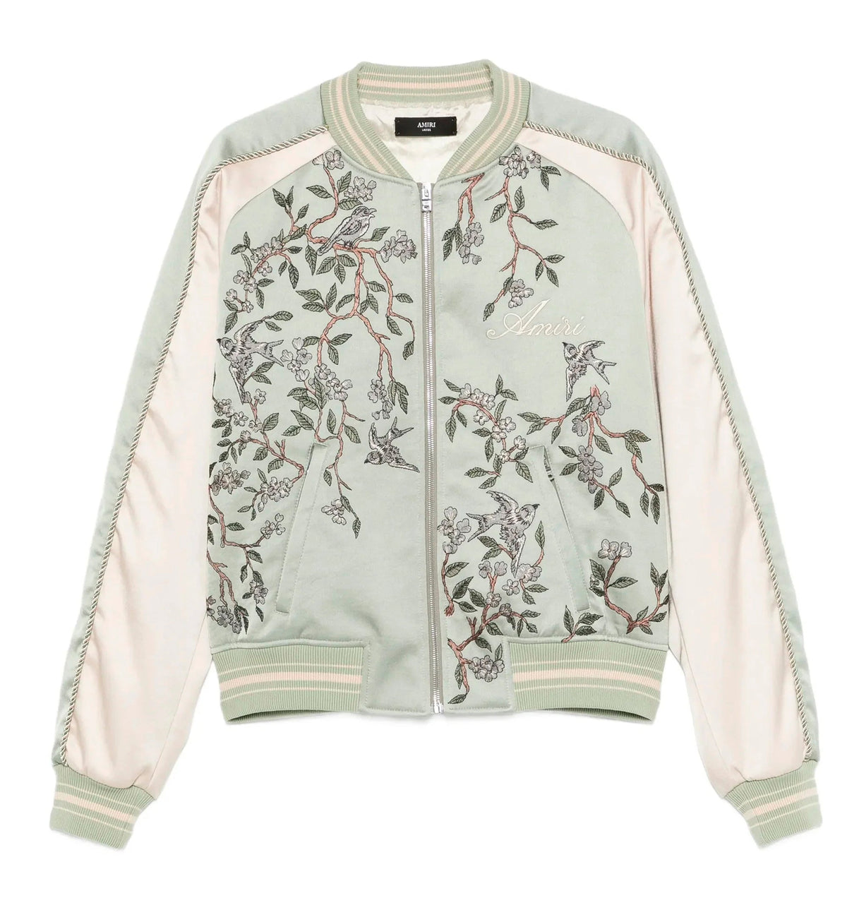 Amiri Floral-embroidered Bomber Jacket