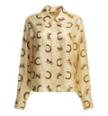 Cropped Shirt In Silk Twill