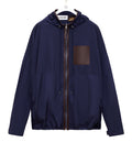 Hooded jacket in technical shell