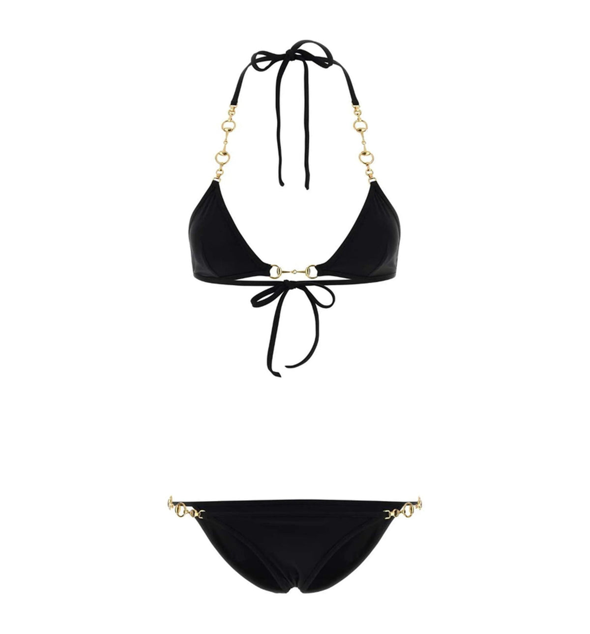 Stretch jersey bikini with Horsebit