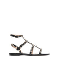 Rockstud Nappa Leather Flat