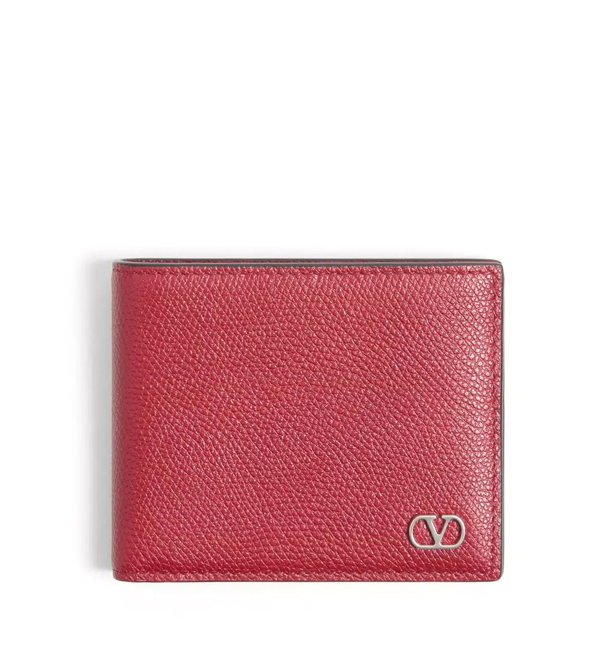 VLogo Signature Grainy Calfskin Wallet